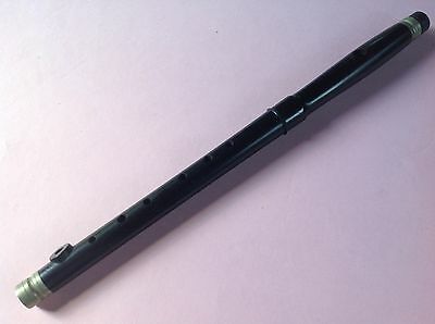 Musikinstrument Holzblasinstument Querflöte Flöte Aus Holz 37,3 Cm Lang ~1900
