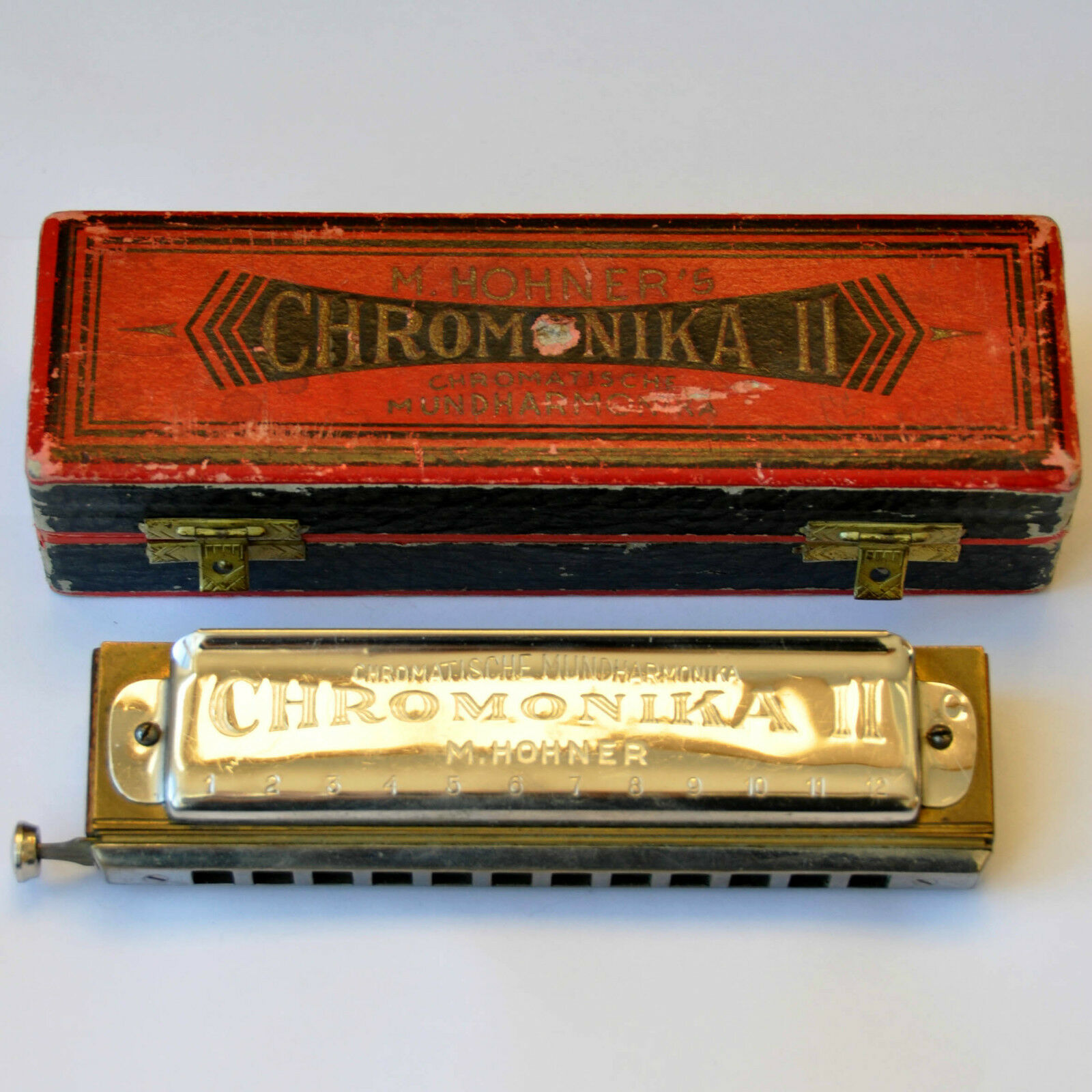 Harmonika M. Hohner Chromanika Ii Chromatische Mundharmonika Blasinstrument